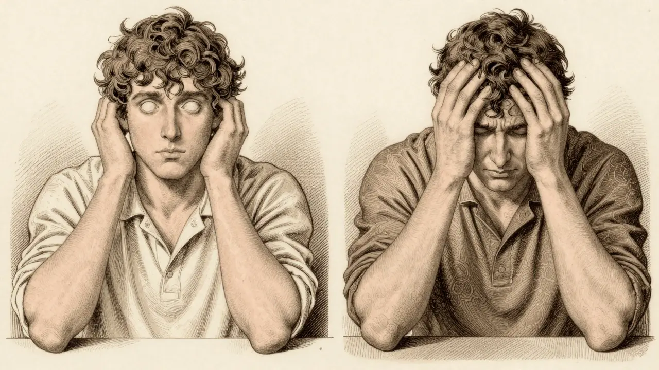 Desloratadine user calm vs loratadine user with headaches