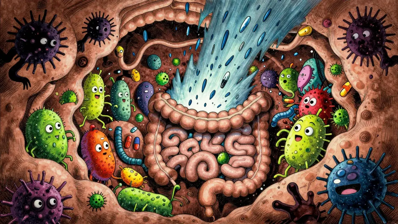 Probiotics with Antibiotics: Benefits and Risks for Side Effect Reduction